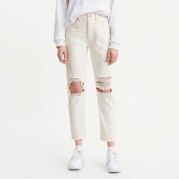!LAST DAY!  Levi’s 501 Original Cropped | white | 31x26 - Picture 2 of 5